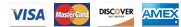 Visa, MasterCard, Discover and American Express Logos